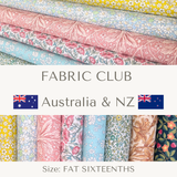 Fat Sixteenths- Fabric Club Liberty Tana Lawn Bi - Monthly (Australia & NZ)
