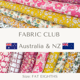 Fat Eighths - Fabric Club Liberty Tana Lawn Bi - Monthly (Australia & NZ)