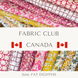Fat Eighths - Fabric Club Liberty Tana Lawn Bi - Monthly - (Canada)