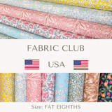 Liberty Tana Lawn Bi - Monthly Fabric Club - Fat Eighths - USA