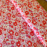 Betsy W Pink/Red - Bespoke  Liberty Tana Lawn