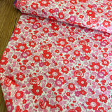 Betsy W Pink/Red - Bespoke  Liberty Tana Lawn