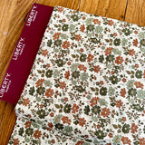 Capel Floret X White/Green - Bespoke  Liberty Tana Lawn