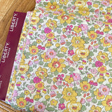 Betsy Y - Yellow/Pink, Bespoke  Liberty Tana Lawn