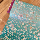 Metallic Ceremony Blooms A -  Liberty Tana Lawn