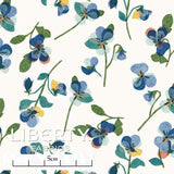 Pansy Scatter A  -  Liberty Tana Lawn