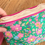 Liberty Tana Lawn Travel Pouch - Betsy Meadow