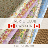 Fat Eighths - Fabric Club Liberty Tana Lawn Bi - Monthly - (Canada)