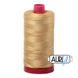 Aurifil 12wt Cotton Thread - Light Brass 2920