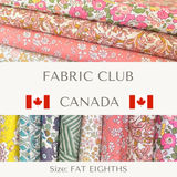 Fat Eighths - Fabric Club Liberty Tana Lawn Bi - Monthly - (Canada)
