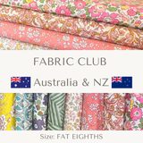 Fat Eighths - Fabric Club Liberty Tana Lawn Bi - Monthly (Australia & NZ)