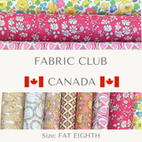 Fat Eighths - Fabric Club Liberty Tana Lawn Bi - Monthly - (Canada)