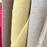 ELKI Cream/Grey - Linen Blend Stripe