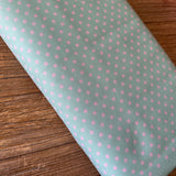 Sevenberry Cotton Printed Spot - Mint Green/Pink
