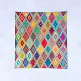 Field of Hexagons Pattern and Template