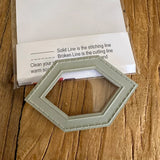 1"  Honeycomb Stamp