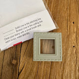 1"  Square Stamp