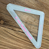 3" Half Square Triangle Stamp
