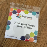 3" Half Square Triangle Stamp