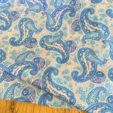 END OF BOLT SALE - Liberty Tana Lawn Organic - Pasha's Paisley C