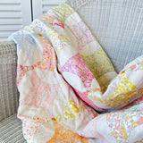 Linen and Liberty Tana Lawn Flowering Snowballs Quilt Kit