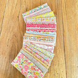 Linen and Liberty Tana Lawn Flowering Snowballs Quilt Kit