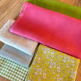 Raspberry Drive Liberty and Linen Quilt Kit
