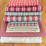 Weekend Stripes Quilt Kit - Keep it Red