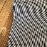 Woven micro check - Black