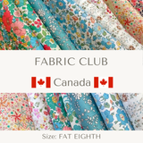 Fat Eighths - Fabric Club Liberty Tana Lawn Bi - Monthly - (Canada)
