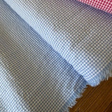 Sevenberry Cotton Seer Sucker - Blue Check