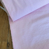 Sevenberry Cotton Seer Sucker - Pink Check