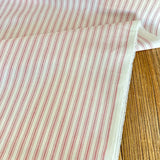 Tilda Woven Tea Towel - Apple Cake Stripe Red