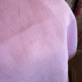 END OF BOLT SALE - Washed Linen - Pink